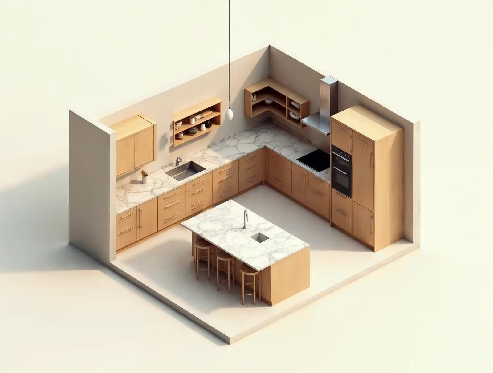 Cocina — dibujo